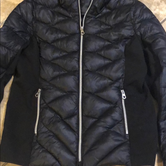 Black Nautical Puffer Coat - Picture 3 of 5